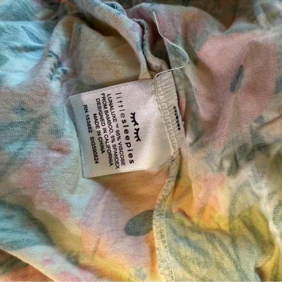 Little Sleepies Pastel Floral Standard Crib Sheet - Picture 2 of 2